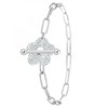 Bracelet fleur SC Crystal orné de Cristaux scintillants - vue V1