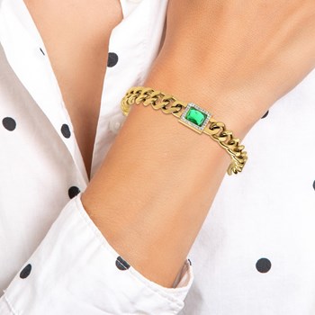 Bohemian SC armband met fonkelende kristallen