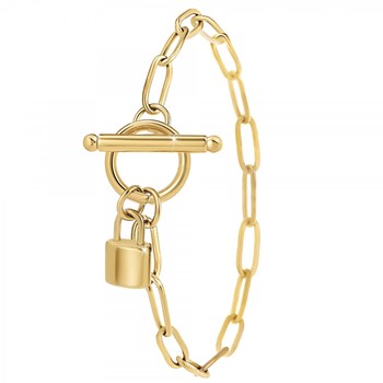Bracelet cadenas en acier inoxydable par SC Bohème