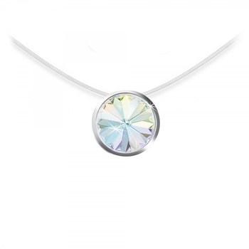 SC Crystal halsketting versierd met een fonkelende kristal