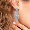 Boucles d'oreilles SC Crystal ornées de Cristaux scintillants - vue V2