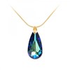 Collier orné de cristaux scintillants par SC Bohème Paris - vue V1