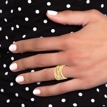 Bague SC Bohème ornée de Cristaux scintillants