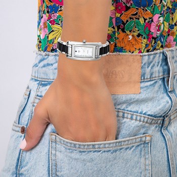 Montre Alma élégante SC Crystal ornée d'un véritable diamant