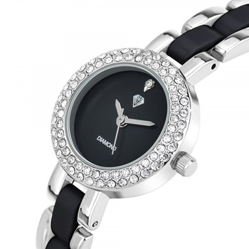 Montre Cassandra élégante SC Crystal ornée d'un véritable diamant