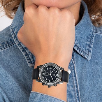 Elegant Elyssa horloge versierd met fonkelend SC kristal