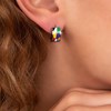 Boucles d'oreilles en acier inoxydable SC Crystal - vue V2