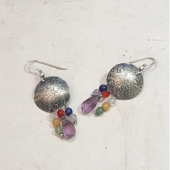 Boucles D'Oreilles Ethniques Salvador Argent 925