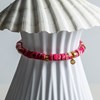 Bracelet Perles Heishi Jaspe Impérial Rose Rouge - vue V2