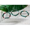 Bracelet Perles Heishi Jaspe Vert Et Rouge - vue V3