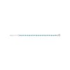 Bracelet Argent - Boules facettes turquoises - vue V2