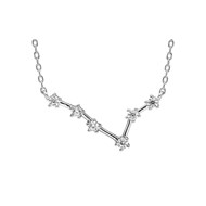 Collier Constellation Poisson - Argent