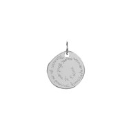 Pendentif Argent - Maman je t'aime