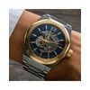 Montre homme automatique squelette Earnshaw - Bracelet acier inoxydable - 3 aiguilles -  Clark Skeleton Automatic - vue V2