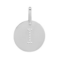 Pendentif Initial Lettre I - Argent