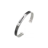 Bracelet All Blacks rigide - Acier