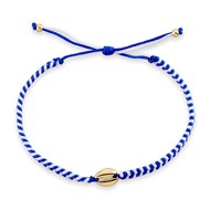 Bracelet cordon Agatha O'Soleil bleu