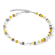 Collier Coeur de lion GeoCUBE Joyful Colours Jaune