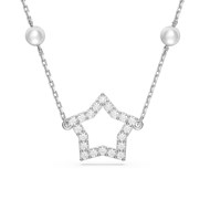 Collier Swarovski Stella Crystal pearls blanc