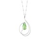 Collier Andréa Marazzini Florence vert peridot - vue V2