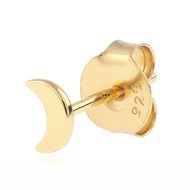 Piercing Agatha mini lune plaqué or