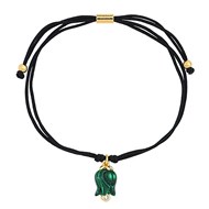 Bracelet Agatha amulette malachite