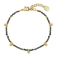 Bracelet Agatha Amulette vert
