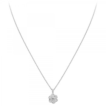 Collier SC Crystal orné d'un véritable diamant noir