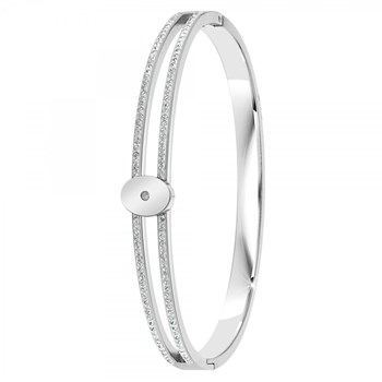 SC Kristallen armband versierd met een echte diamant
