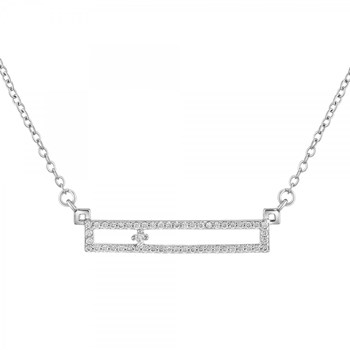 Collier SC Crystal orné d'un véritable diamant