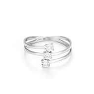 Bague ' Yseult' Or blanc et Diamant