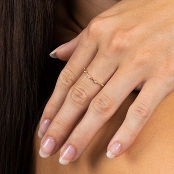 Bague ' Domitille' Or jaune et Diamant