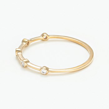 Bague ' Domitille' Or jaune et Diamant