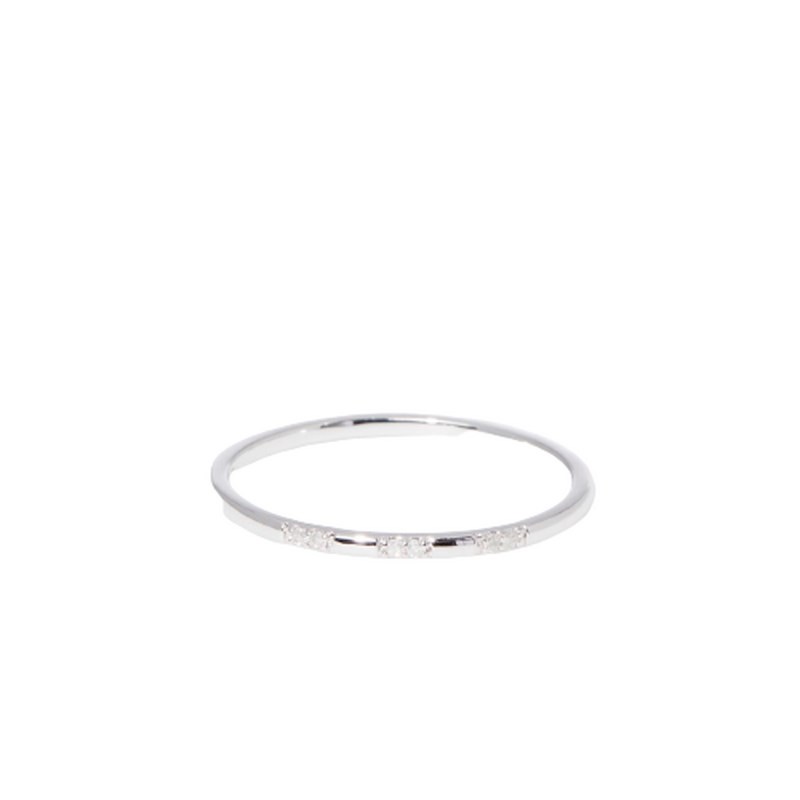 Bague ' Marinette' Or blanc et Diamant