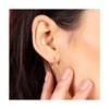 Boucles d'oreilles 'Créoles twistées 10 mm ' Or Jaune - vue V2