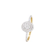 Bague ' Capucine' Or jaune et Diamant