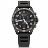 Montre Homme Victorinox FieldForce en caoutchouc noir - 42 mm - vue V1