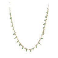 Collier 'Linn' Agate verte