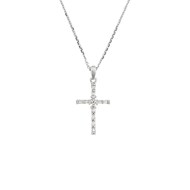 Pendentif 'Croix Majestueuse' Or et Diamants