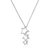Pendentif 'Festif' Or blanc - vue V1