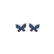 Boucles d'oreilles Papillons - Argent