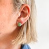 Boucles d'oreilles avec perles Aventurine Verte - vue V2