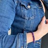 Bracelet extensible avec perles Améthyste Dark - vue V2