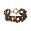 Bracelet mailles motifs léopard - vue V1