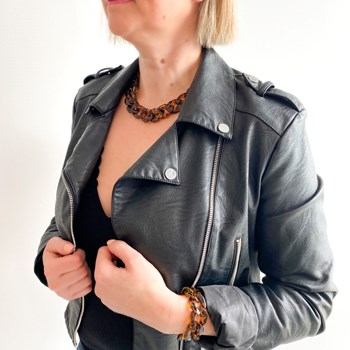 Gaasarmband met luipaardmotief