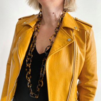 Luipaard lange netketting