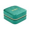 Boîte à bijoux velours vert émeraude - vue V2