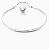 Bracelet jonc en argent et coquillage cauri - vue V5