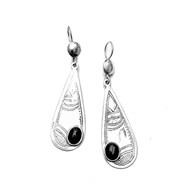 Boucles d'oreilles ethnique fabriquées artisanale