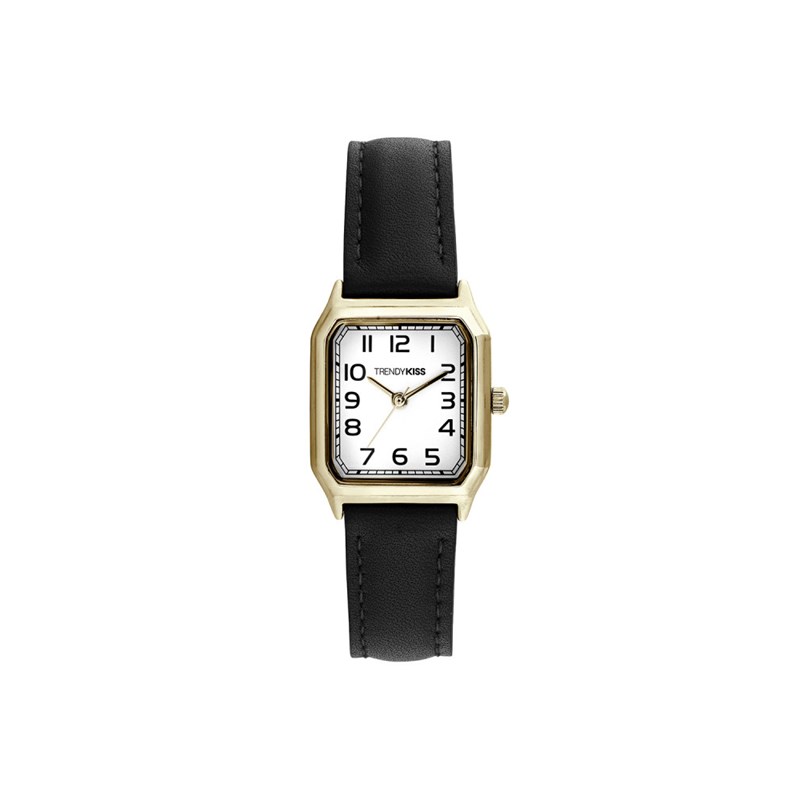 Montre femme analogique Trendy Kiss - Bracelet cuir véritable de vachette - Eugénie